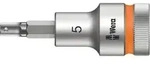 Wera 8740 C HF Zyklop Bitnuss mit 1/2"-Antrieb mit Haltefunktion, 5 x 60 mm