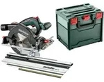 Metabo Akku-Handkreiss&auml;ge KS 18 LTX 57 set mit Kappschiene KFS 44; metaBOX 340