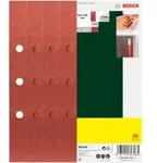 Bosch Schleifblatt-Set f&uuml;r Schwingschleifer, 25-teilig, gespannt, 93 x 230 mm, 180