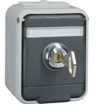 Elso AP-Steckdose licht-/basaltgrau 455029