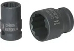 KS Tools 1/2" 12-kant-Kraft-Stecknuss, kurz, 21mm