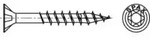 Spax Universalschraube 3,5 x 40 mm Senkkopf T-STAR plus Teilgewinde 4CUT WIROX A3J
