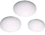 T&uuml;rpuffer Bummsi Durchmesser 50mm wei&szlig; selbstklebend