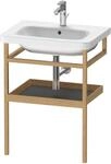 Duravit Handtuchhalter DuraStyle 59x44cm, graph m/Eich massiv, mit Ablage