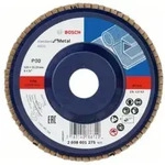Bosch F&auml;cherschleifscheibe X431 Standard for Metal, gerade, 125 mm, 60, Kunststoff