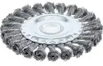 BGS Scheibenb&uuml;rste / Zopfrundb&uuml;rste &Oslash; 125 mm