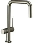 hansgrohe Sp&uuml;ltisch-Einhebelmischer U 220 Talis M54 GA-Ventil, 1jet, Edelstahl-Optik