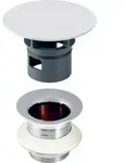 Geberit Ablaufventil G 1 1/4x50mm, hgl-vc, m fr. Ausl, hgl-vc