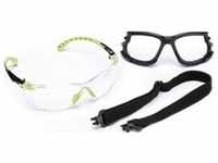 3M Schutzbrille Solus 1000-Set EN 166,EN 170,EN 172 Bügel grün,Scheiben klar PC