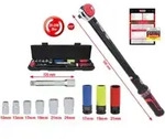 KS Tools Drehmomentschl&uuml;ssel-Satz ERGOTORQUEprecision 1/2 Zoll, 20-200 Nm, 11-tlg.