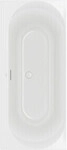 V&B V&B Eck-Badewanne Duo LOOP& FRIENDS 180x80cm, ovale Innenform, wei&szlig;