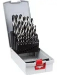 Bosch Metallspiralbohrer HSS-Set PointTeQ DIN 338 25-teilige ProBox
