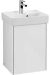 V&B Waschtischunterschrank Collaro 41x54,6x34,4cm, WT mi, An li, glo wh.
