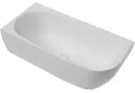 Hoesch Eck-Badewanne iSENSI 180x80cm, li, 1- &Uuml;b.- + Abl, wei&szlig;, wei&szlig;