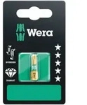 Wera Bit TX 15 (867/1 BDC SB), L&auml;nge 25mm, 1/4", BiTorsion - diamantbeschichtet, 1