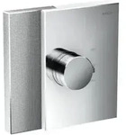hansgrohe Fertigset HighFlow Axor Edge UP-Thermostat, Diamantschliff, chrom