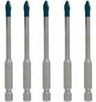 Bosch EXPERT HEX-9 HardCeramic Dachziegel-Bohrer-Set 5mm 5-tlg. für Dreh- und Bosch EXPERT HEX-9 HardCeramic Dachziegel-Bohrer-Set 5mm 5-tlg. für Dreh- und