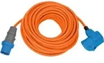Camping-/Maritim CEE Verl&auml;ngerungskabel IP44 25m orange H07RN-F 3G2,5 CEE-Stecker,