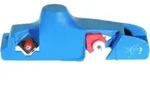 Kantenhobel L.235 mm blau mit Doppelklinge