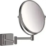 hansgrohe Rasierspiegel AddStoris Wandmontage, brushed black chrome