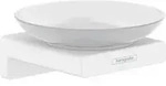 hansgrohe Seifenhalter AddStoris Wandmont., Eins. Mattglas, Met., m.-we