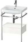 Duravit M&ouml;belwaschtisch-Kombi Happy D.2 Plus 57,5x49cm, 1 HL, w g, m Kons, 1 Lad