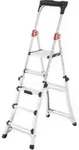 Hailo TL 100 TopLine, Teleskop Stehleiter, 3-5 Stufen