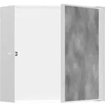 hansgrohe XtraStoris Rock Wandnische 300x300x140mm, m befl. T&uuml;r, mattwei&szlig;