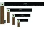 Winkel Alu-Line Schenkel-L.350mm Griff-L.195mm justierbar Alu./STA/Nussbaum