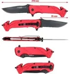 KS Tools Klappmesser mit Arretierung und Gurtschneider