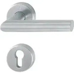 Hoppe Rosetten-Garnitur Ams.E1400/42H/42HKVS VA F69 rd.PZ DIN L/R D/D