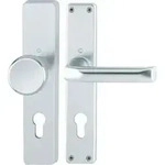 Hoppe Langschildgarnitur London 54/227/202SP/113 Alu. F1 PZ 72mm DIN L/R HOPPE