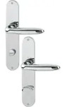 Hoppe Langschildgarnitur Verona M151/302 MS F49-R Bad SK/OL 78mm DIN L/R