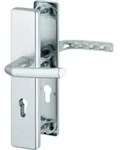 Hoppe Schutzgarnitur Birm.1117/2221A/2440 Alu.F1 72mm 37-42mm