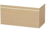Duravit Waschtischunterschrank c-bonded L-Cube 100x48cm, o. HL, Eiche natur, 1 Auszug