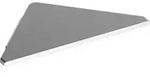 Keuco Eckduschablage Edition 400 Aluminium silber-eloxiert, 242x245mm