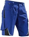 K&uuml;bler Pulsschlag Bermuda 2524 kornblumenblau/schwarz Gr&ouml;&szlig;e 54 ; K&uuml;bler Workwear