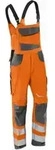K&uuml;bler PSA Reflectiq Latzhose 3207 warnorange/anthrazit 52