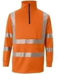 K&uuml;bler REFLECTIQ Zip-Sweater PSA 2 warnorange L