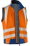 K&uuml;bler PSA Reflectiq Weste 7207 warnorange/kbl.blau XS