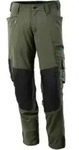 Mascot Hose mit Knietaschen, Stretchstoff Hose Gr&ouml;&szlig;e 82C54, moosgr&uuml;n