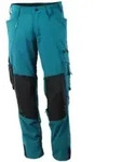 Mascot Hose mit Knietaschen, Stretchstoff Hose Gr&ouml;&szlig;e 82C42, Dunkelpetroleum