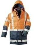 Elysee Warnschutzparka 4in1 orange/marine Gr.XXL EN471