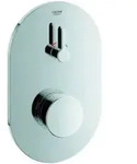 Grohe Fertigmontageset Eurosmart CT UP-Brause-Selbstschlussarm., m Mi., chr