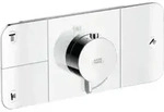 hansgrohe Fertigmontageset Axor One UP-Thermostatmodul, 3 Verbraucher, chrom