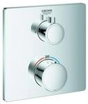 Grohe Fertigmontageset Grohtherm UP-Brause-Thermostat, eckig, chrom (24078000)