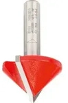 Bosch V-Nutfr&auml;ser Expet for Wood mit 8 mm Schaft D 31,8 mm L 19 mm G 51 mm 90&deg;