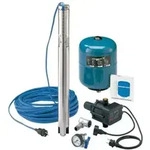Grundfos Wasserversorgungspaket SQ 3-40 mit 30 m Unterwasserkabel, 230 V