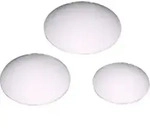 T&uuml;rpuffer Bummsinchen Durchmesser 40mm wei&szlig; selbstklebend