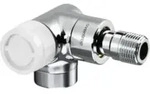 Oventrop Thermostatventil Baureihe E Wi-Eck, links, DN 15, Messing, verchromt